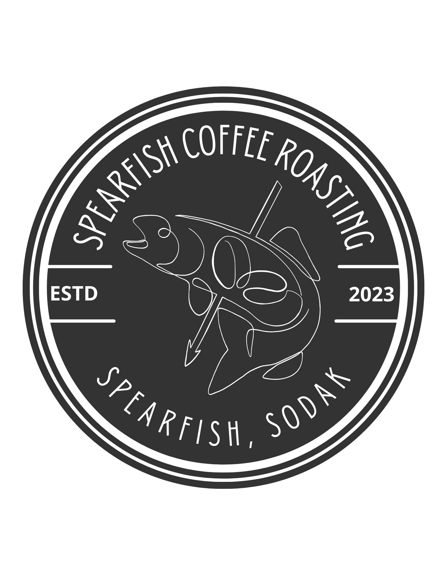 Spearfish Coffee Roasters Custom Stickers!