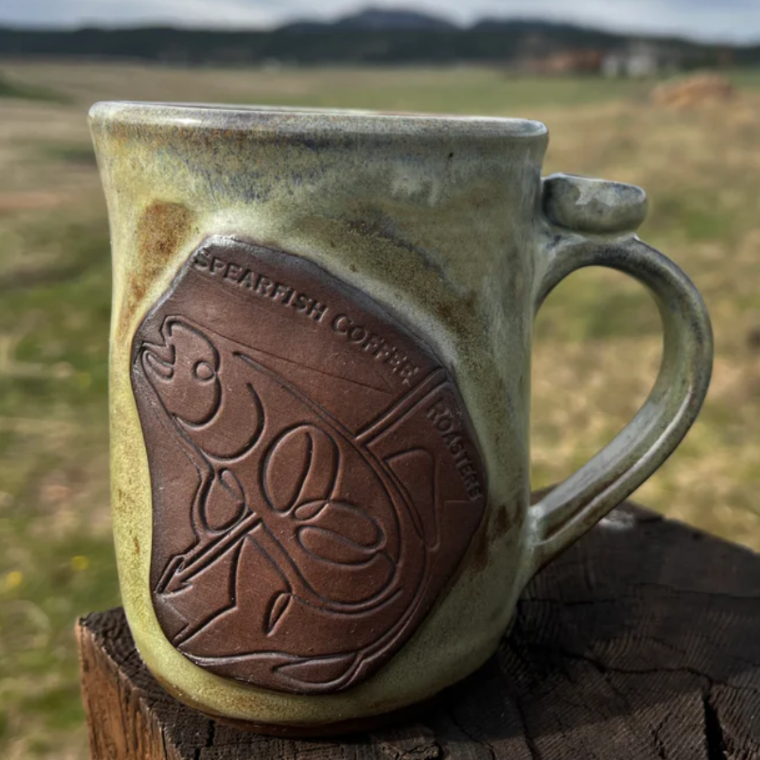 Handmade Spearfish Coffee Roasters Mug