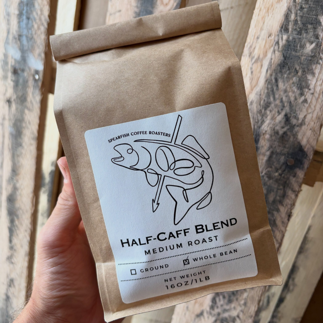 Half Caff Blend - Medium Roast organic coffee – Spearfish Coffee Roasters, Black Hills SD
