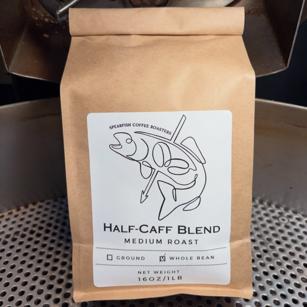 Half Caff Blend - Medium Roast organic coffee – Spearfish Coffee Roasters, Black Hills SD (view 2)